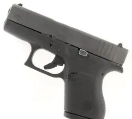 GLOCK 43 9mm Semi Auto Pistol, 3.39